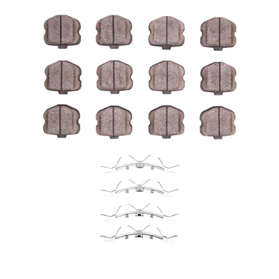 DFC 06-13 Chevrolet Corvette Front 5000 Advanced Low Metallic Brake Pads and Hardware Kit