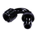 Russell 8AN Twist-Lok 150 Degree Hose End - Black