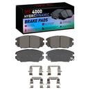 DFC 10-17 Chevrolet Equinox Front & Rear Geospec Rotors w/4000 HybriDynamic Brake Pads w/Hardware