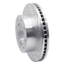R1 05-12 Ford F-250 4WD (Super Duty) Front Right Drilled & Slotted Silver Brake Rotor