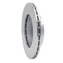 R1 88-92 Geo Prizm Front Right Drilled & Slotted Silver Brake Rotor