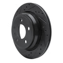 R1 07-20 BMW 428i Front & Rear Drilled & Slotted Black Brake Rotor Set