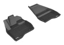 3D MAXpider 2015-2016 Ford Explorer Kagu 1st & 2nd & 3rd Row Floormats - Black