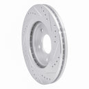 R1 94-01 Buick Regal Front Left Drilled & Slotted Silver Brake Rotor