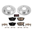 Power Stop 04-09 Kia Spectra Rear Z23 Evolution Sport Brake Kit w/Calipers