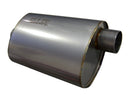 Kooks 2.5in. Oval Center/Offset Muffler 12in. Long Body Stainless Steel