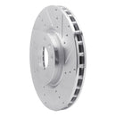 R1 14-19 Chevrolet Corvette Front & Rear Drilled & Slotted Silver Brake Rotor Set