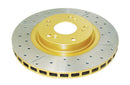 DBA 07-15 Acura CSX Type-S Front Street Series Drilled & Slotted Rotor w/Gold Hat