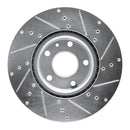 R1 14-19 Chevrolet Corvette Front & Rear Drilled & Slotted Silver Brake Rotor Set