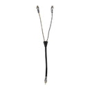DS18 Level 3 RCA Wire Y Connector 1 Male to 2 Female Black