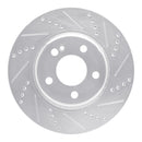 R1 15-23 Mercedes-Benz C300 Front & Rear Drilled & Slotted Silver Brake Rotor Set