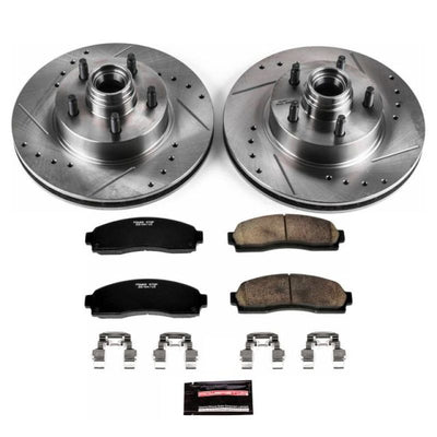 Power Stop 03-09 Ford Ranger Front Z23 Evolution Sport Brake Kit w/Calipers