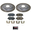 Power Stop 19-22 Hyundai Nexo Front and Rear Semi-Coated Rotor Kit