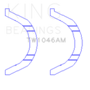 King Engine Bearings BMW N14B16C (Size +0.50mm) Thrust Washer Set