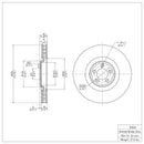 DFC GeoSPEC Coated Rotors - Plain