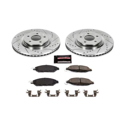 Power Stop 2013 Infiniti JX35 Front Z23 Evolution Sport Brake Kit w/Calipers
