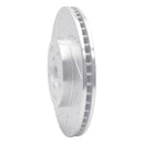 R1 04-11 Mitsubishi Grandis (Mexico) Front Left Drilled & Slotted Silver Brake Rotor