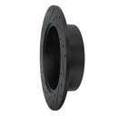 R1 08-13 Toyota Highlander Rear Right Drilled & Slotted Black Brake Rotor