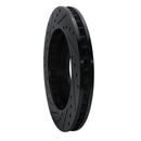 R1 97-02 Ford Expedition Front Right Drilled & Slotted Black Brake Rotor