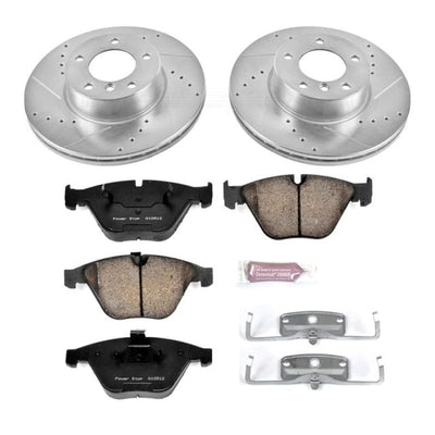 Power Stop 13-15 BMW X1 Front & Rear Z23 Evolution Sport Brake Kit