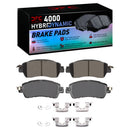 DFC 16-25 Mazda 2 Front Rotors w/4000 HybriDynamic Brake Pads w/Hardware