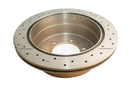 DBA 96-97 Lexus LX450 / 8/92+ Toyota Landcruiser Rear Drilled & Slotted Street Series Rotor