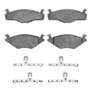 DFC 85-92 Volkswagen Golf/Jetta Front & Rear Rotors w/4000 HybriDynamic Brake Pads w/Hardware