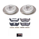 Power Stop 98-02 Ford Crown Victoria Front and Rear Semi-Coated Rotor Kit