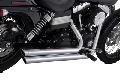 Vance & Hines HD Dyna 06-09 Big Shots Staggered Chrome Full System Exhaust