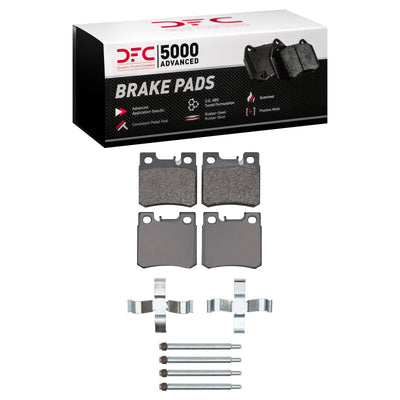 DFC 93-95 Mercedes-Benz E320 Rear 5000 Advanced Low Metallic Brake Pads and Hardware Kit