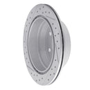 R1 99-07 Chevrolet Silverado 1500 Rear Right Drilled & Slotted Geo-Carbon Rotor