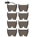 DFC 17-21 Audi R8 Front 5000 Advanced Low Metallic Brake Pads