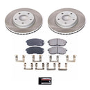 Power Stop 13-18 Nissan Sentra Front and Rear Semi-Coated Rotor Kit