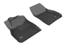 3D MAXpider 2013-2015 Chevrolet Malibu Kagu 1st & 2nd Row Floormats - Black