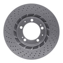 DFC 94-98 Porsche 911 Right Front Drilled GeoSPEC Coated Rotor