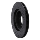 R1 95-02 BMW M3 Right Front Drilled Black Brake Rotor