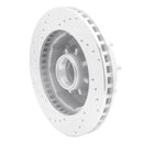 R1 71-95 Chevrolet G30 Front Right Drilled & Slotted Silver Brake Rotor