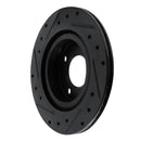 R1 16-25 Dodge Attitude (Mexico) Front Right Drilled & Slotted Black Brake Rotor
