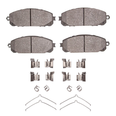 DFC 14-23 Jeep Cherokee Front & Rear Drill/Slot Geoperf Rotors Ultimate Duty Perf Pads w/Hardware
