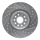 R1 18-25 Audi Q3 Front & Rear Drilled & Slotted Silver Brake Rotor Set