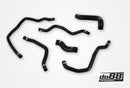 do88 BMW 320/323/325/328/330 (E46) Coolant Hoses - Black