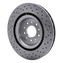 DFC 00-06 Jaguar XKR Front Drilled Brake Rotor