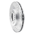 R1 91-99 Dodge Stealth Front & Rear Drilled & Slotted Silver Brake Rotor Set