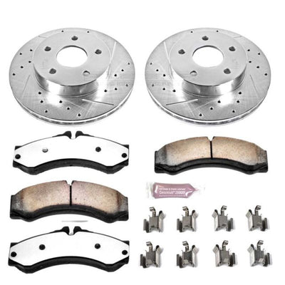 Power Stop 99-04 Jeep Grand Cherokee Front & Rear Z36 Truck & Tow Brake Kit