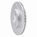 R1 86-89 Mercedes-Benz 560SL Front & Rear Drilled & Slotted Silver Brake Rotor Set