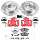 Power Stop 2001 Nissan Sentra Front & Rear Z26 Street Warrior Brake Kit w/Calipers