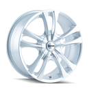 Touren 3222 TR22 16x7 / 5x100/114.3 BP / 40mm Offset / 72.62mm Hub Gloss Hyper Silver Wheel