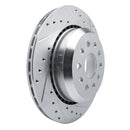 R1 20-24 Jeep Wrangler Front & Rear Drilled & Slotted Silver Brake Rotor Set
