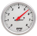 Autometer Arctic White 52mm 0E-90F Short Sweep Electronic Fuel Level Gauge