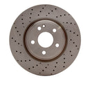 DFC 14-20 Infiniti QX30 Front Drilled Brake Rotor